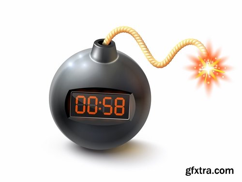 Bomb, Rocket, Projectile 25xEPS