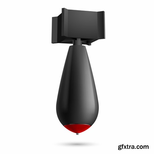 Bomb, Rocket, Projectile 25xEPS