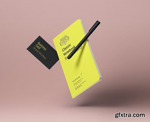 Gravity Psd Notebook Mockup Gravity Psd Notebook Mockup