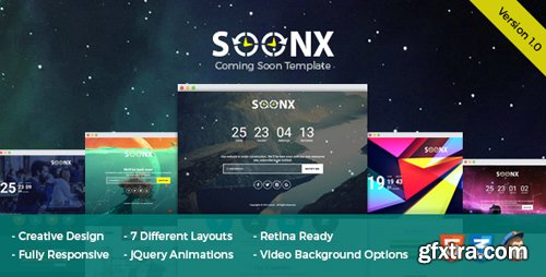 ThemeForest - SoonX v1.0 - Coming Soon Template - 15939563