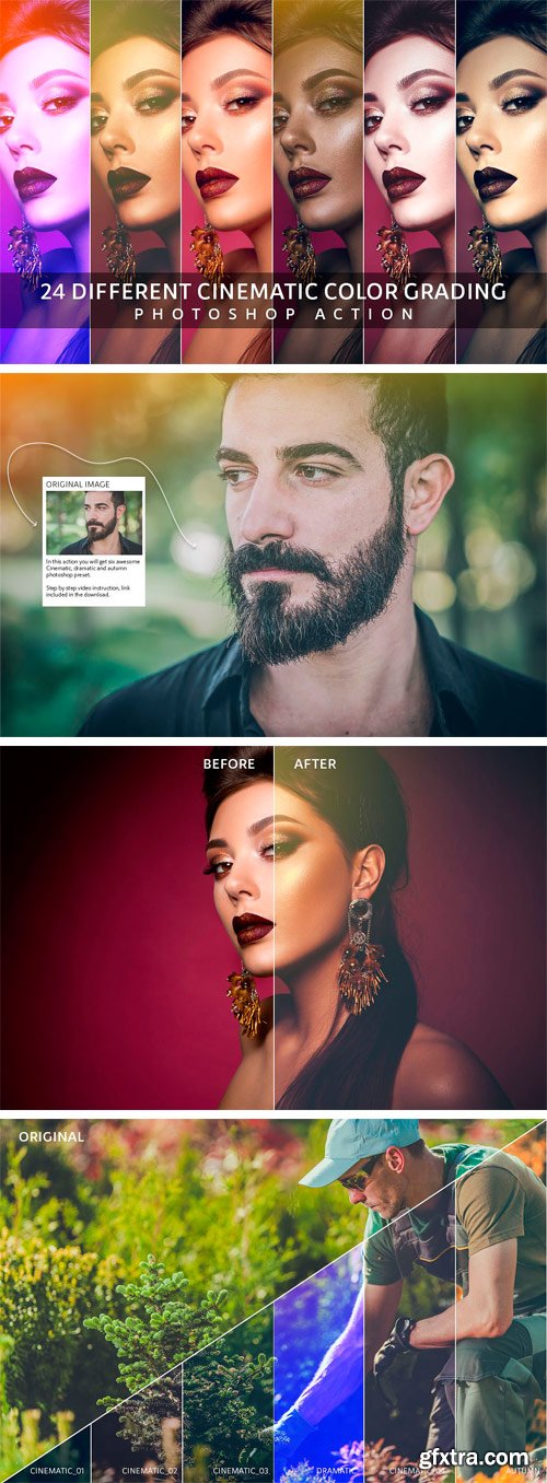 CM 24 Color Grading Action 2181541 » GFxtra