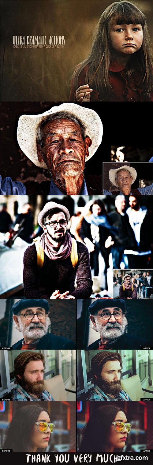 Ultra Dramatic + HDR Photoshop Actions (RAW/JPEG) Ultra Dramatic + HDR Photoshop Actions (RAW/JPEG)