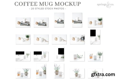 CreativeMarket Coffee Mug Mockup Bundle 2138855