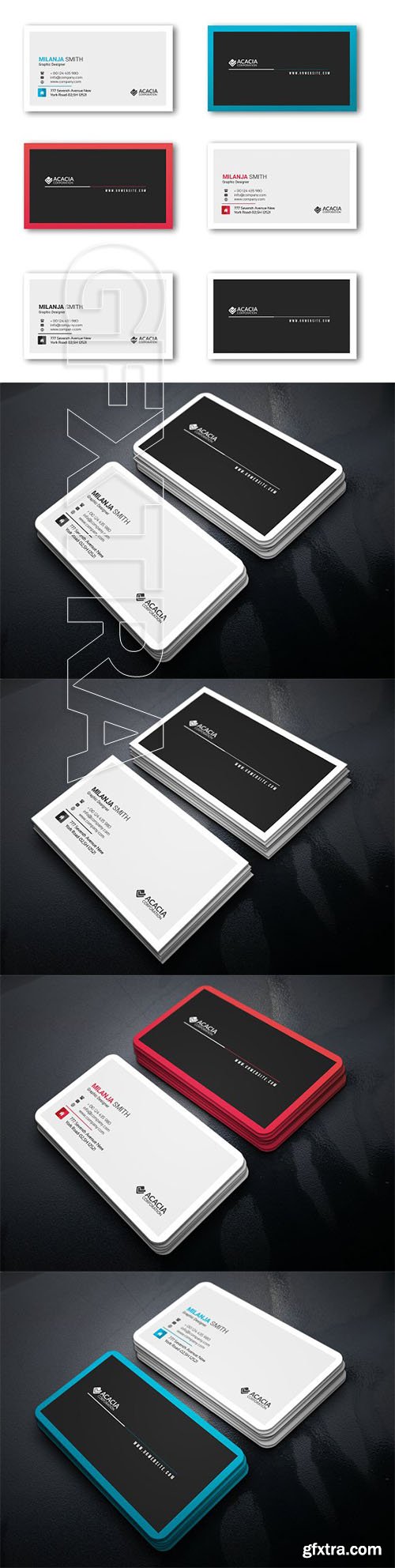CreativeMarket - Din Business Card 2267153