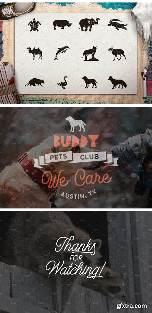 CM - 12 Wild Animals Badges [Part 2] 2194488