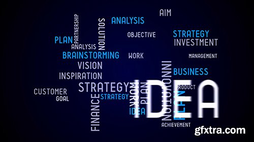 Idea - typography, animation Idea - typography, animation