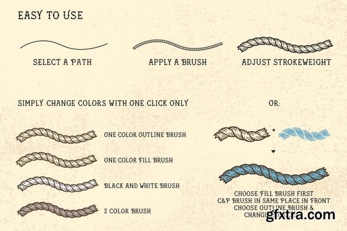 CM - Sailor Mate\'s Rope Brushes V 2225265