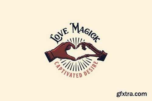 Love Magick Logo Template