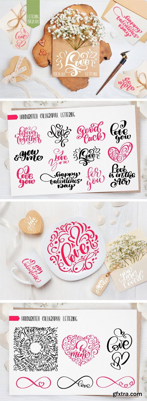 CM - Valentine's Day Lettering Overlays 2173050