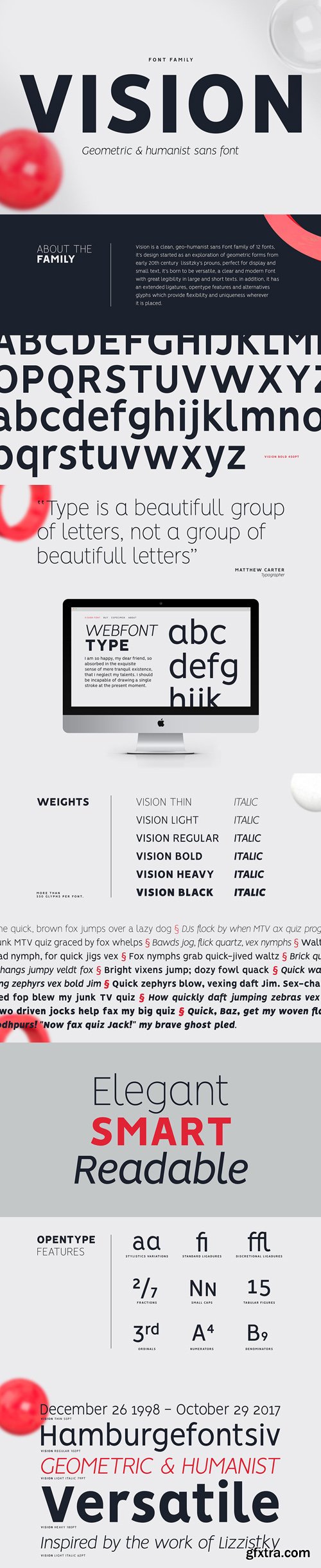 Vision Sans Serif Font Family Vision Sans Serif Font Family