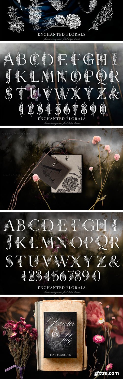 Enchanted Florals Monogram Set 2248583