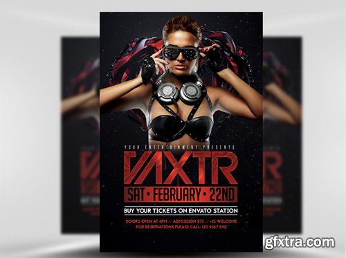 Vaxtr Flyer Template