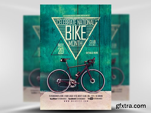 Bike Month Flyer Template Bike Month Flyer Template