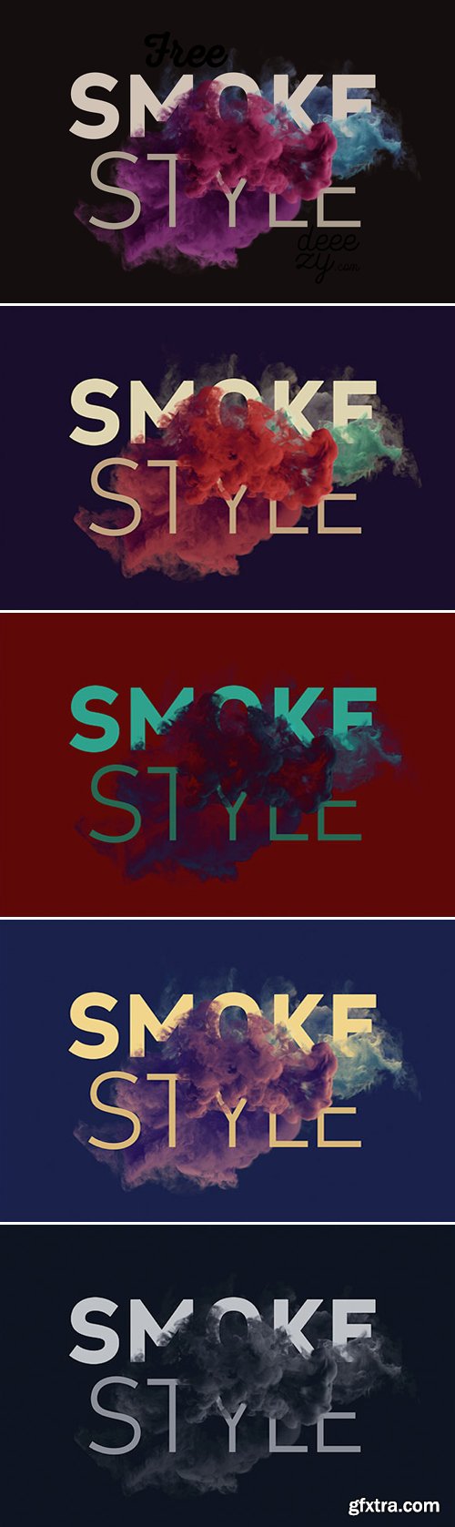 Smoke Scene PSD Mockups Smoke Scene PSD Mockups