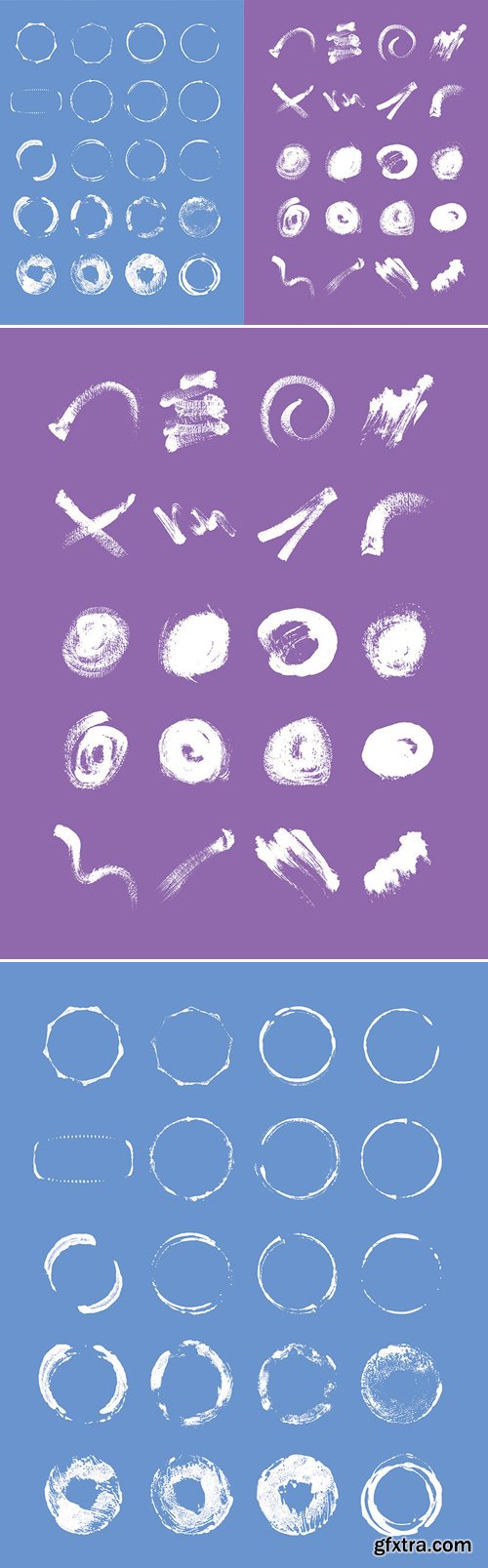 40 Grunge Vector & Photoshop Shapes 40 Grunge Vector & Photoshop Shapes