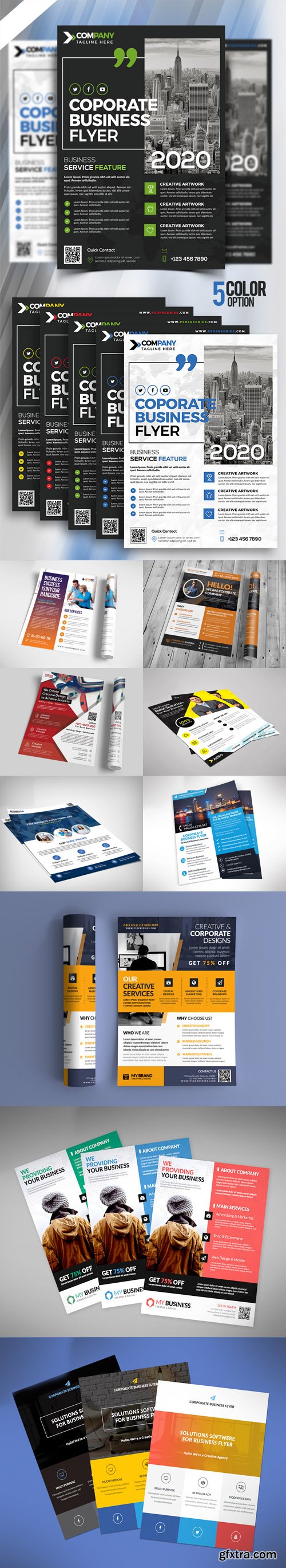 10 Multipurpose Business Flyer PSD Templates 10 Multipurpose Business Flyer PSD Templates
