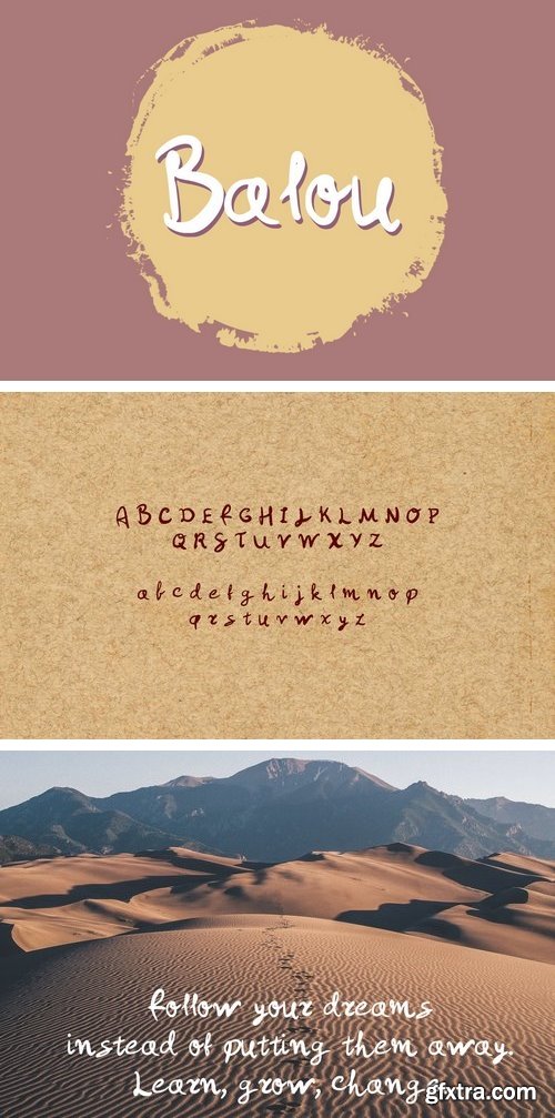 CM - Balou Handwritten Font 2108561