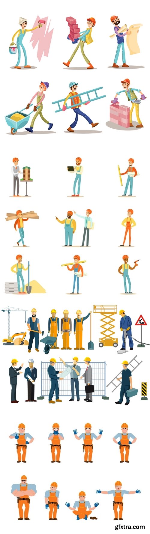 Vectors - Construction Workers 15