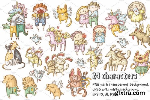 CreativeMarket Valentines day collection 2235233