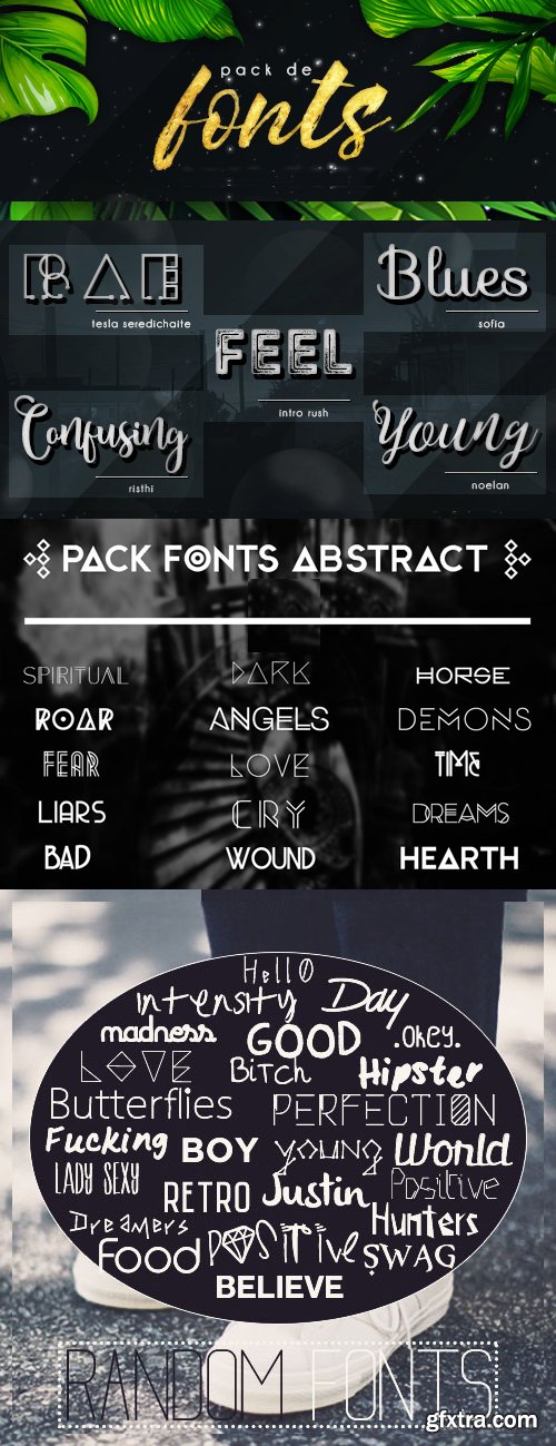 44 Fonts Pack 44 Fonts Pack