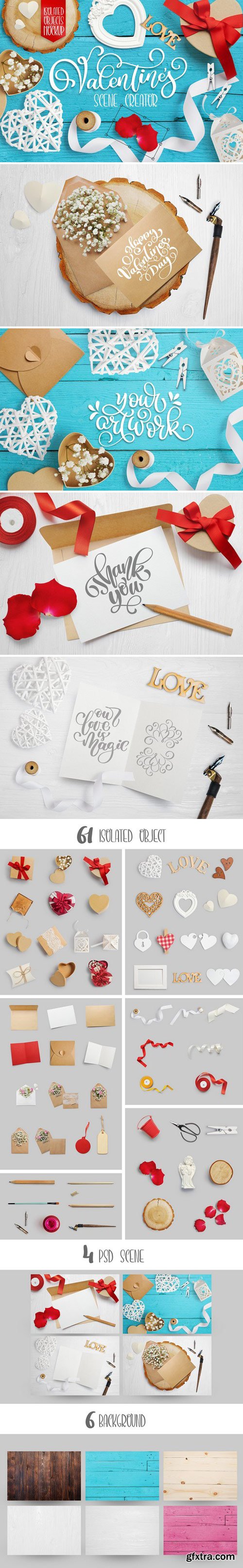 CM - Valentine Mockup scene creator 2230556