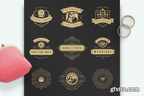 CM - 18 Wedding Logos and Badges 2202063