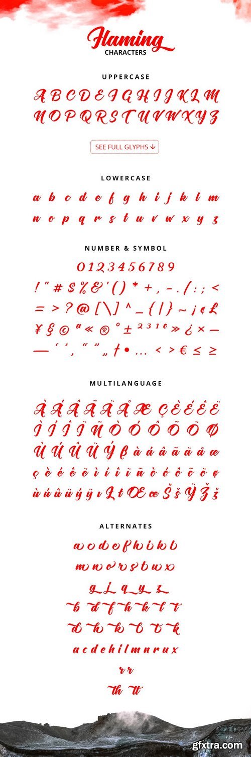 CM - Flaming Script 1970554