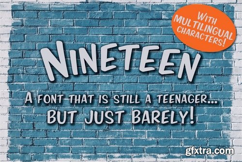 CM - Nineteen Sans Serif Font 2275969