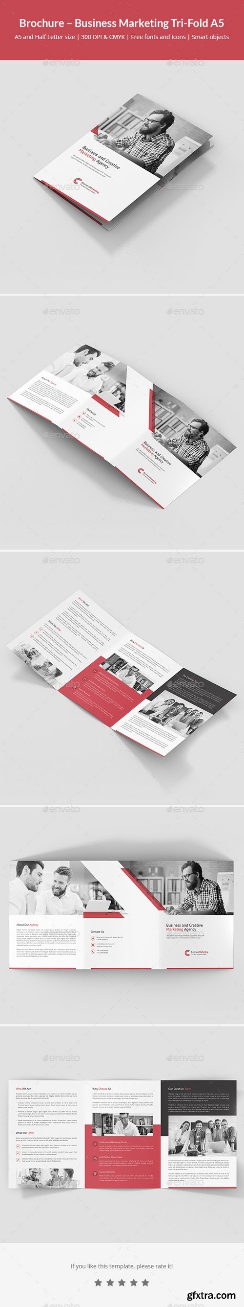 Graphicriver - Brochure &ndash; Business Marketing Tri-Fold A5 21383234