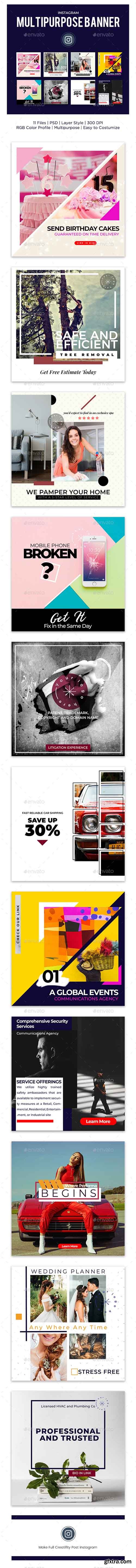 GR - Small Business Multipurpose Instagram Banners 21397344