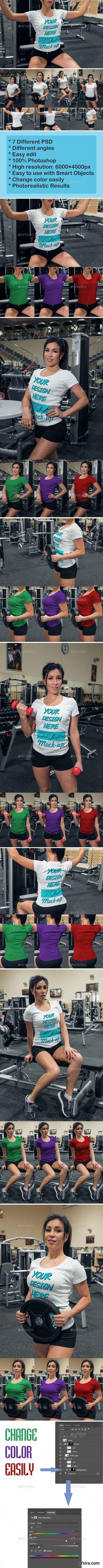 GR - Sport T-Shirt Mock-Up 21399235