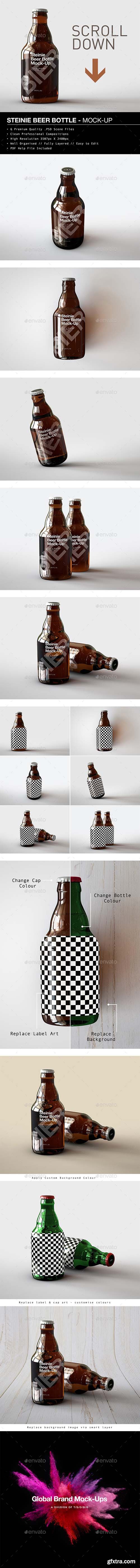 GR - Beer Bottle Mock-Up | Steinie Edition 21402018 GR - Beer Bottle Mock-Up | Steinie Edition 21402018