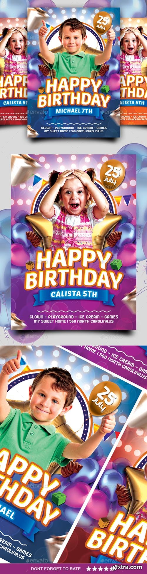 GR - Kids Birthday Flyer 21413902 GR - Kids Birthday Flyer 21413902