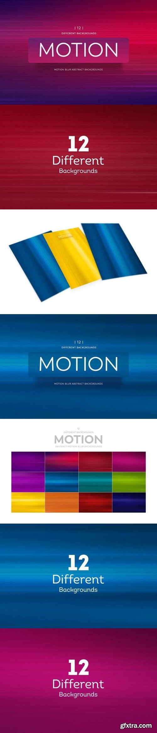 Motion Blur Abstract Backgrounds