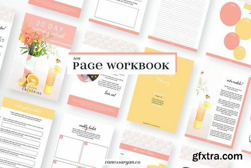 CM - Happy Chic Workbook Canva or Adobe 2254100