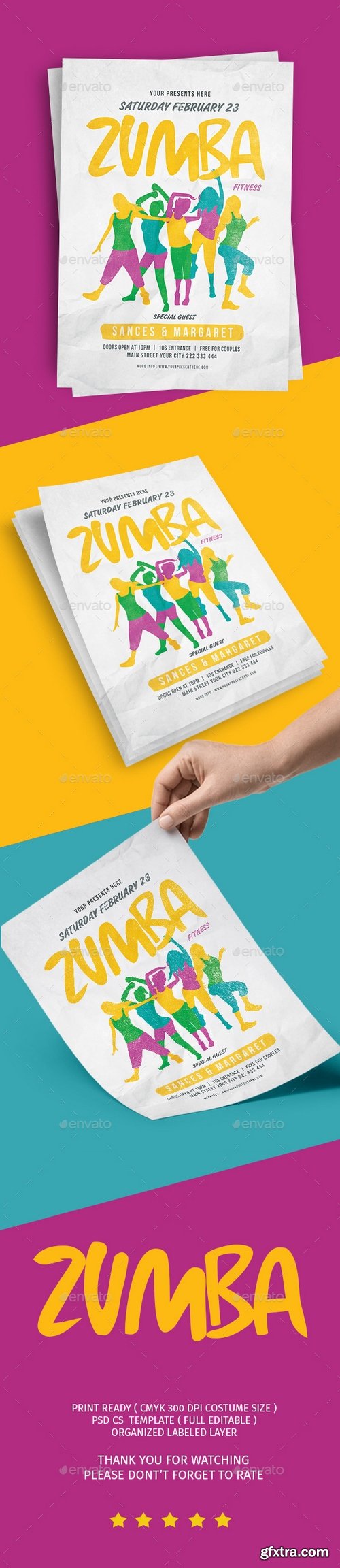 Graphicriver - Zumba Party Flyer Vol.2 21431924