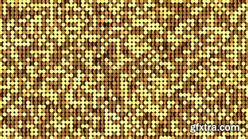 Gold LED Stage Background 64215