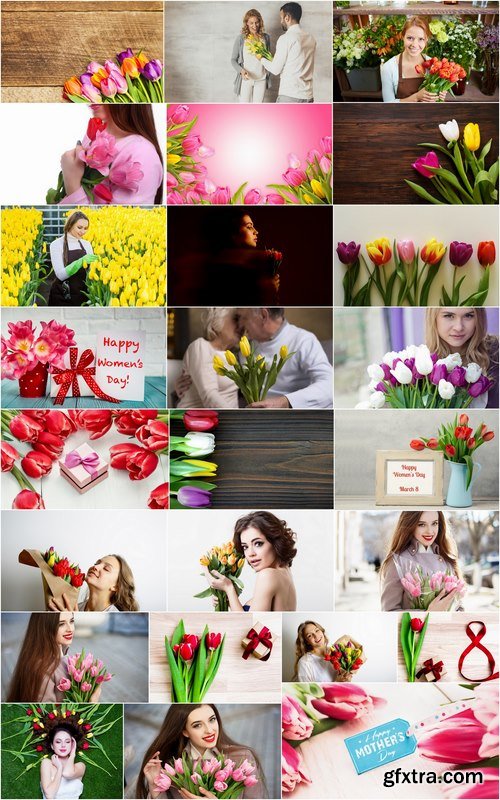 Woman with Tulip 25JPG
