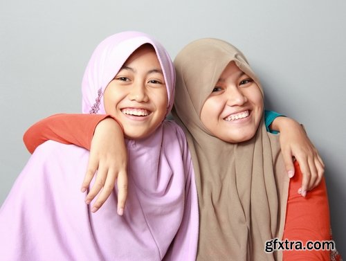 Muslim Girl, Woman, Child with Hijab 25xJPG