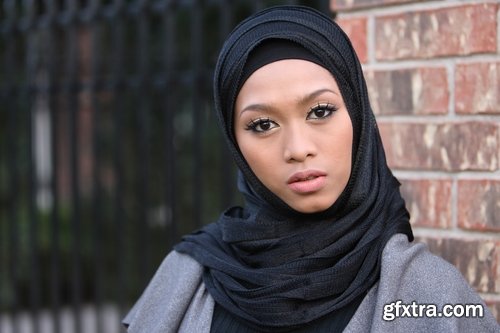 Muslim Girl, Woman, Child with Hijab 25xJPG