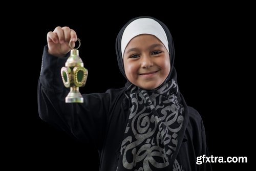 Muslim Girl, Woman, Child with Hijab 25xJPG