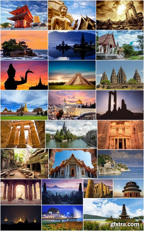 Old temple religion relic landscape of different countries 25 HQ Jpeg