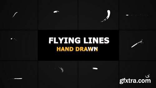 MA -  Hand Drawn Flying Lines Motion Graphics 56211