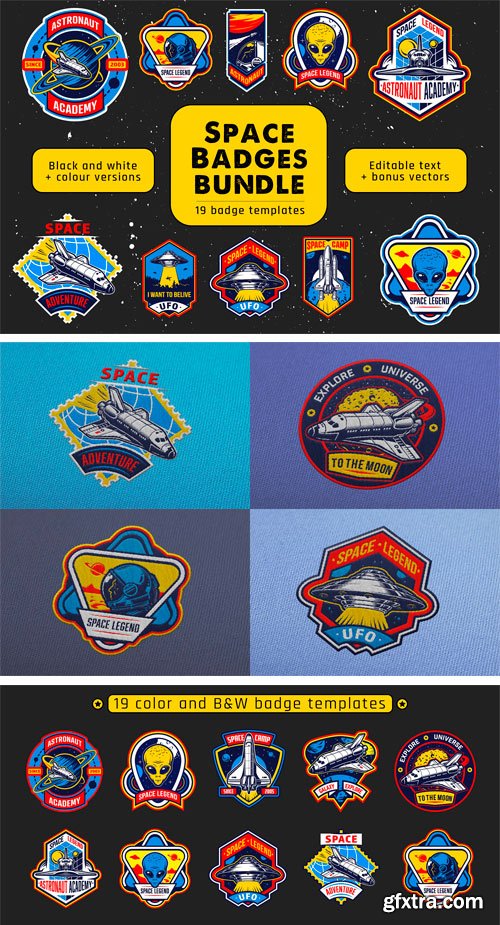 CM - Space Badge Bundle 2294738