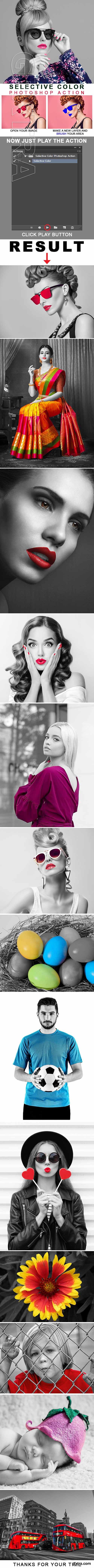 GraphicRiver - Selective Color Photoshop Action 21492525