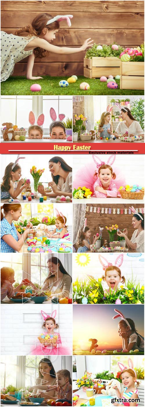 Easter, family preparation for the holiday