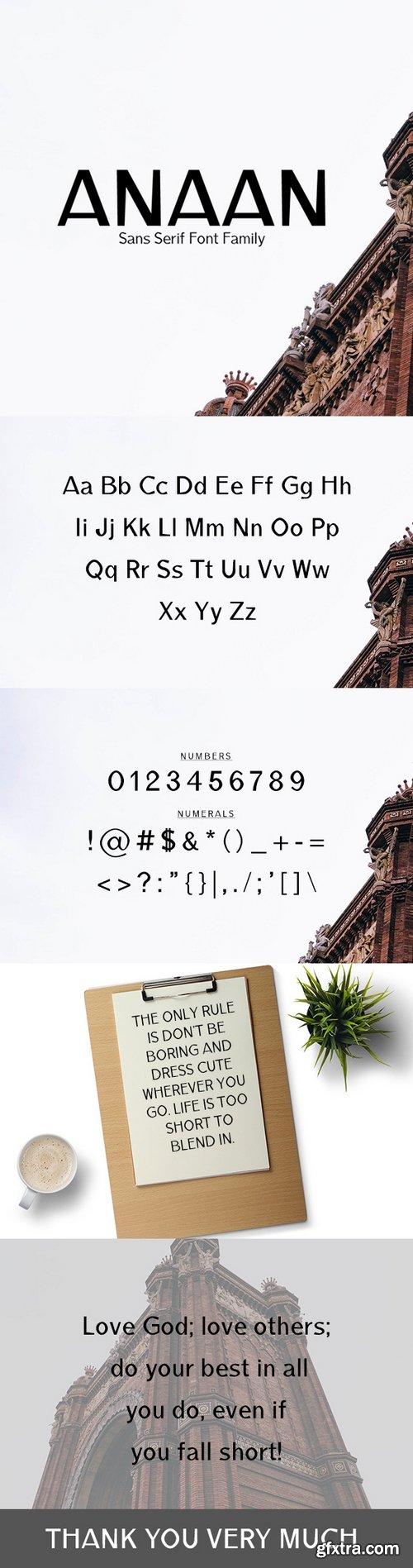 Graphicriver - Anaan Sans Serif Font Family 19705616