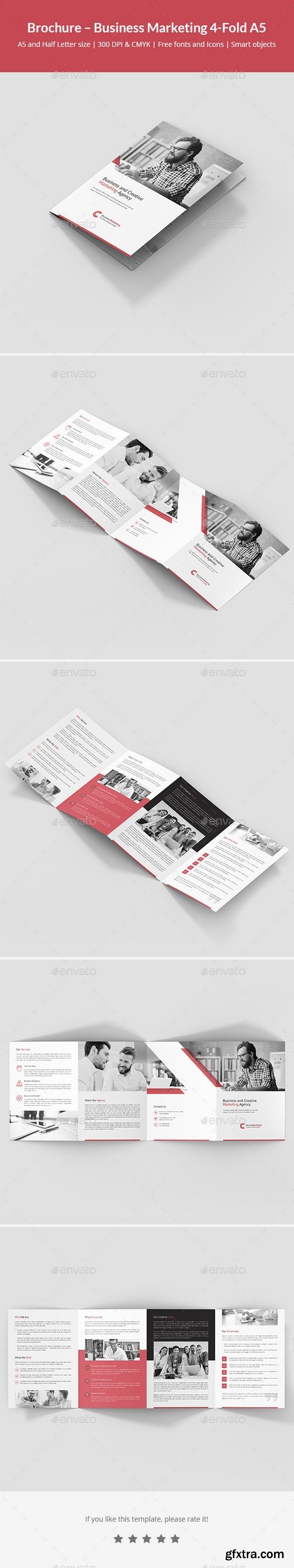 Graphicriver - Brochure – Business Marketing 4-Fold A5 21490893