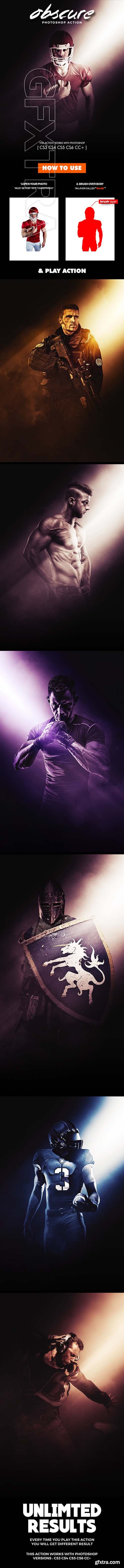 GraphicRiver - Obscure Photoshop Action 21460831