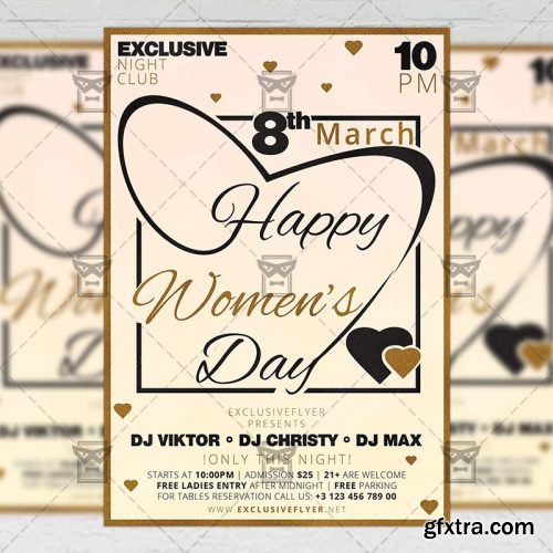 Happy Women’s Day – Seasonal A5 Flyer Template